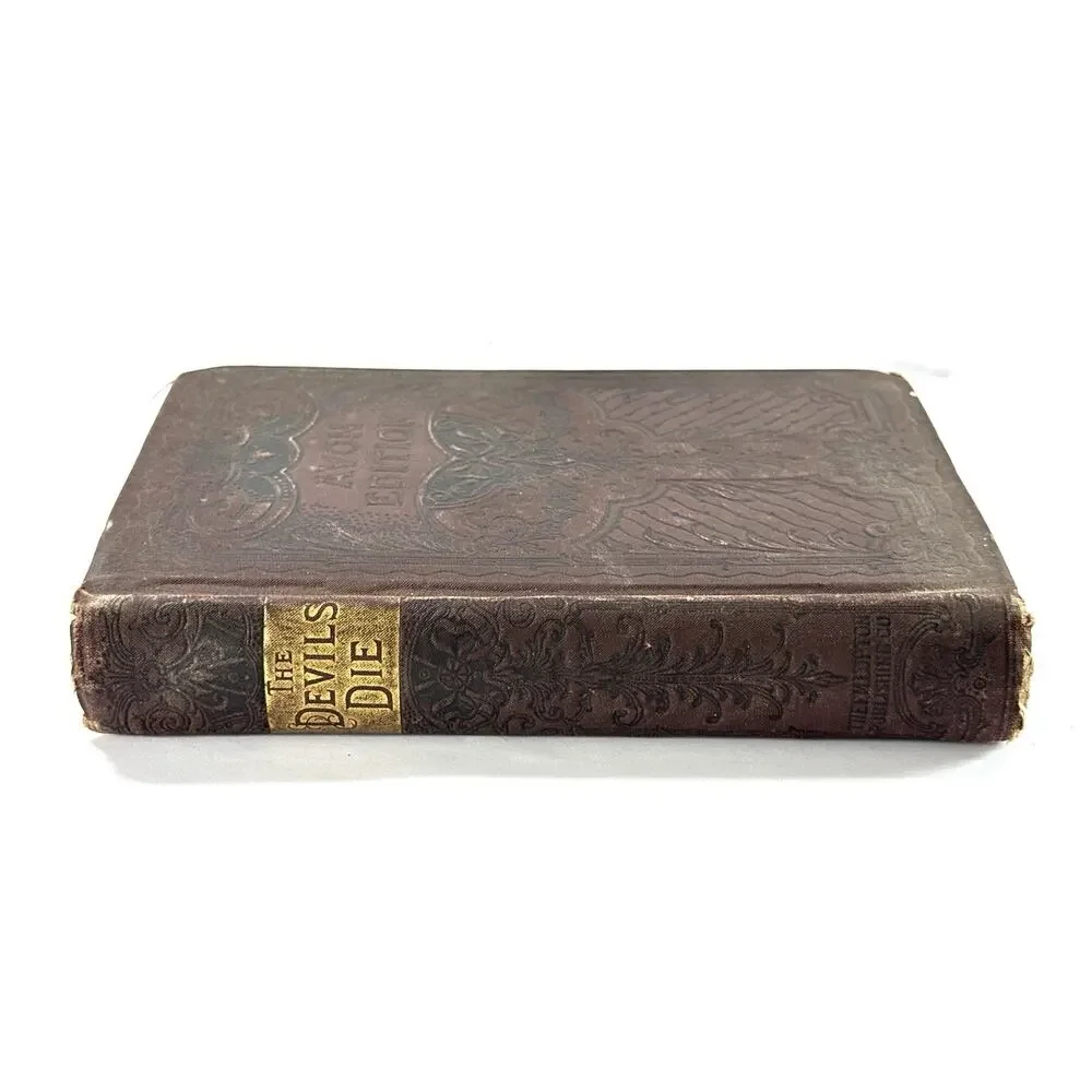 Antique c1892-1897 The Devil’s Die Grant Allen Avon Edition HC F.M. Lupton